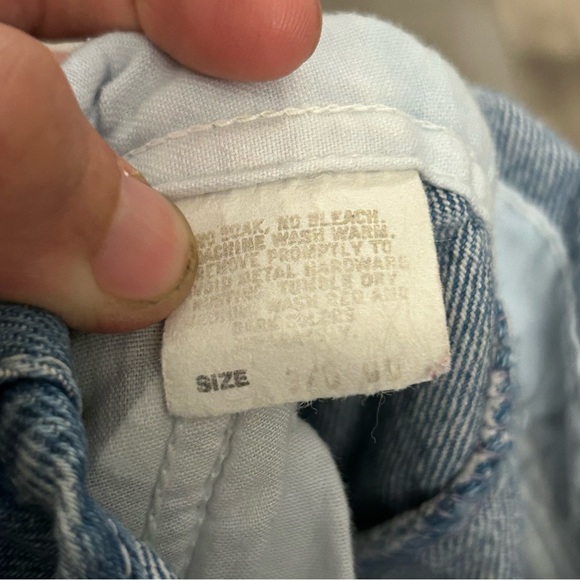 Vintage OshKosh B'gosh Blue Denim Overalls Classic Style - Picture 6 of 6